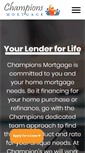 Mobile Screenshot of championsmortgage.com